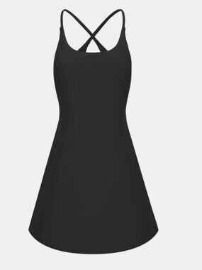 Halara SoftlyZero™ Plush Backless Active Dress-Easy Peezy Edition
